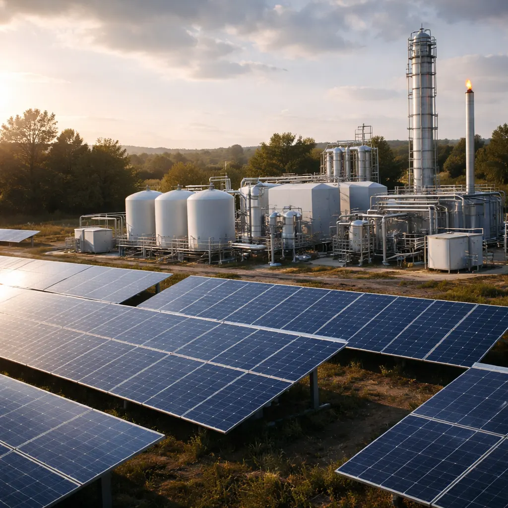 Solar-Powered Methane Production Nears Viability as Electricity Costs Plunge