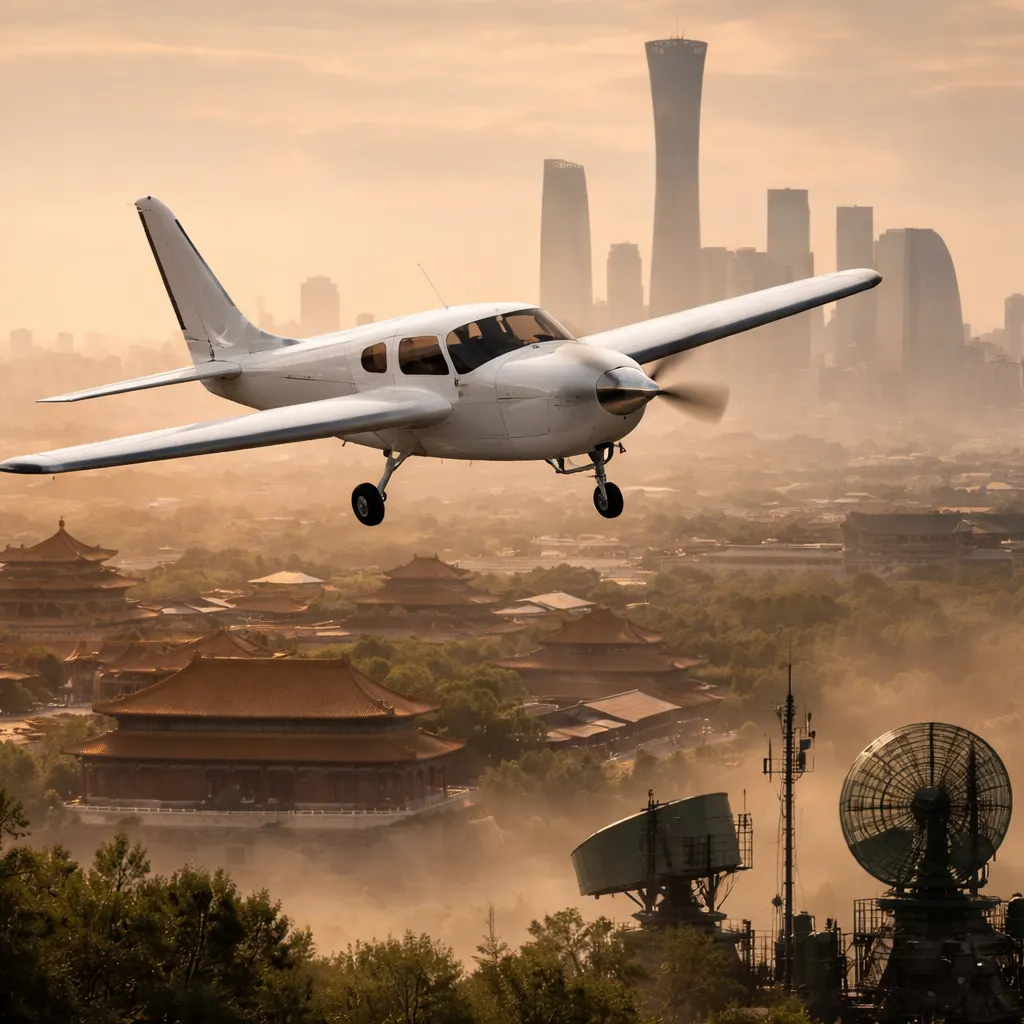 Small Plane Breaches Beijing's Air Defenses, Exposes Regime Vulnerability