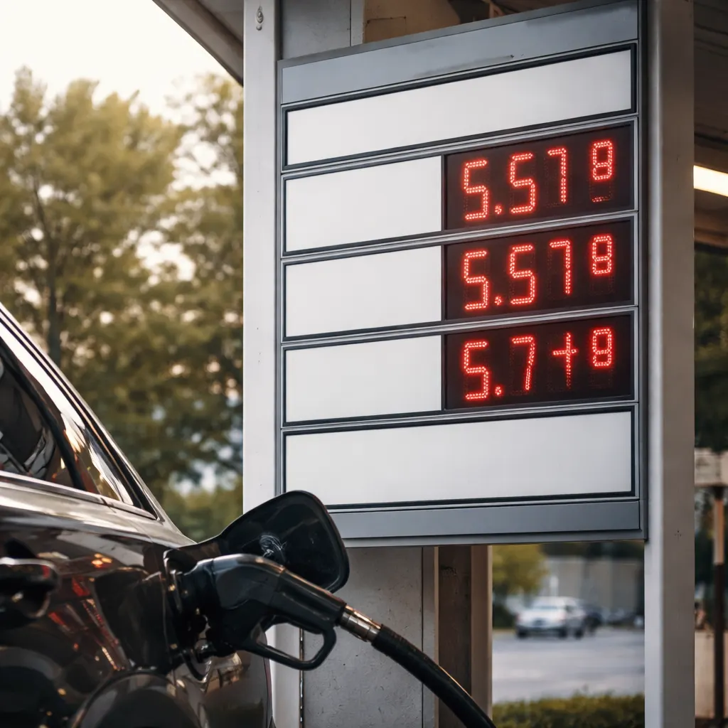 Washington Gas Prices Top $5 as Climate Law Adds 52 Cents Per Gallon