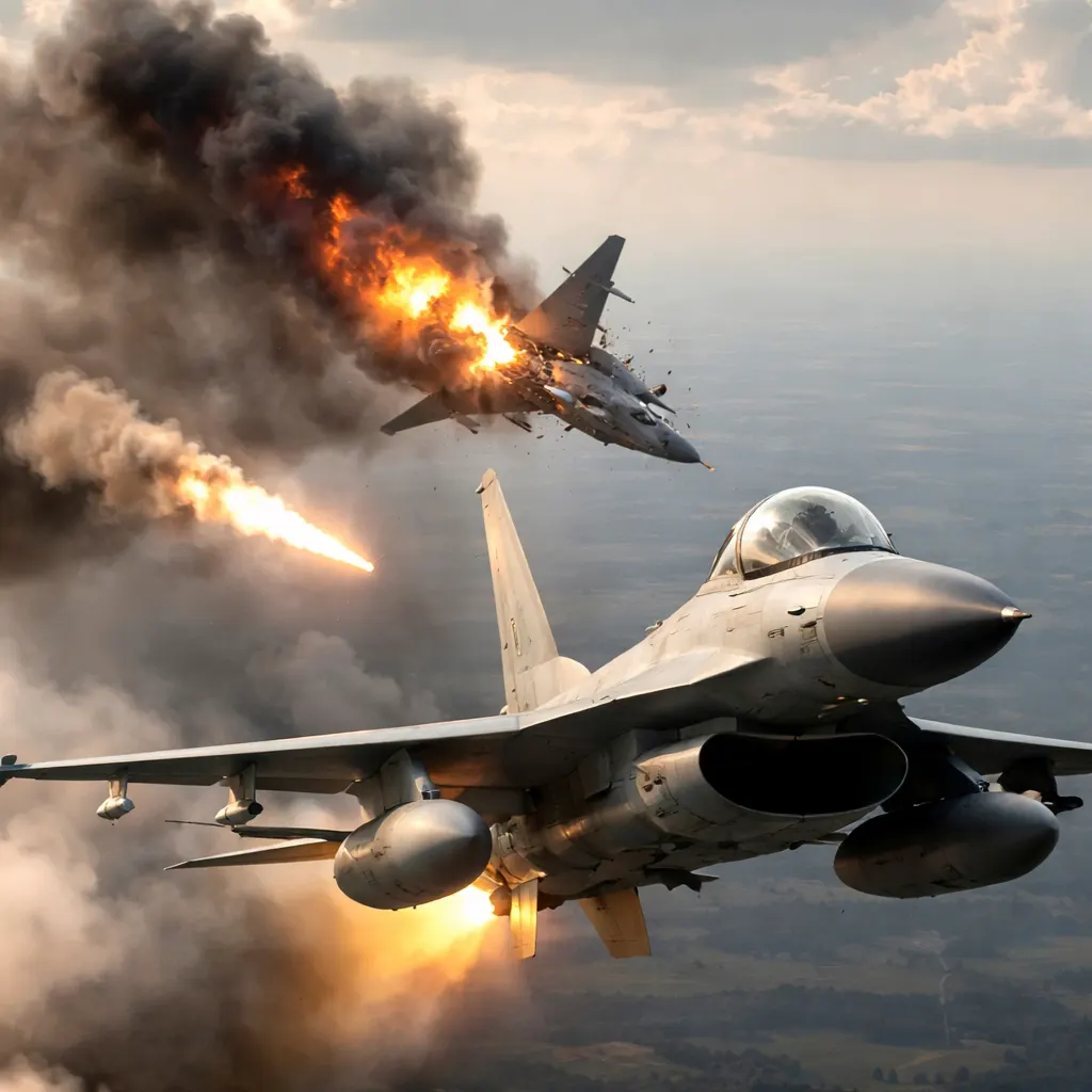 Ukrainian F-16 Downs Russian Su-35 Fighter in First Kill of the War