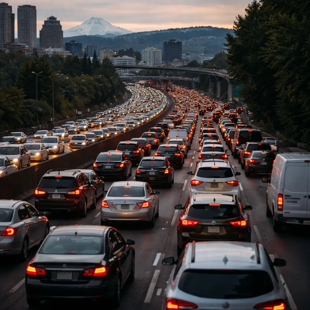 Portland's 50-Year Push Against Cars Failed, Congestion Tripled