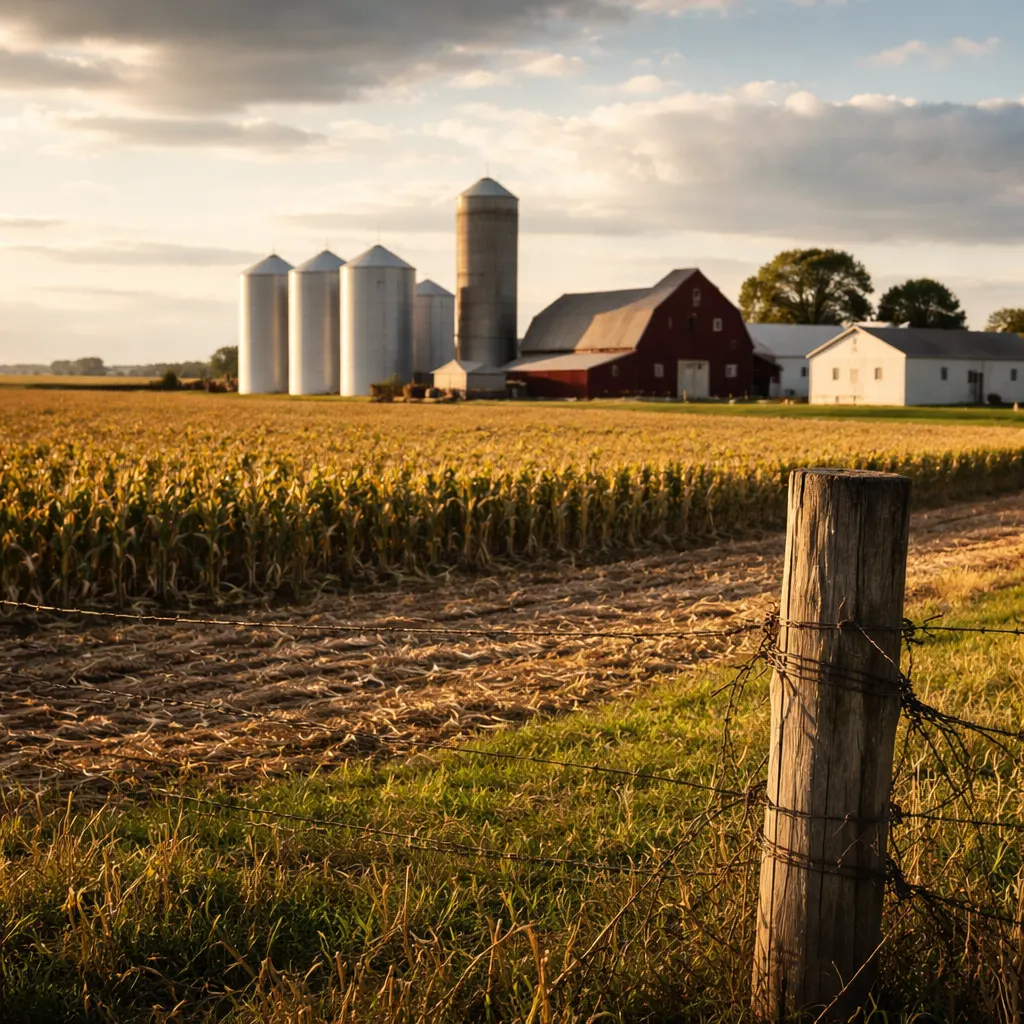 Midwest Farmland Values Flat as Debt Troubles Hit Decade High