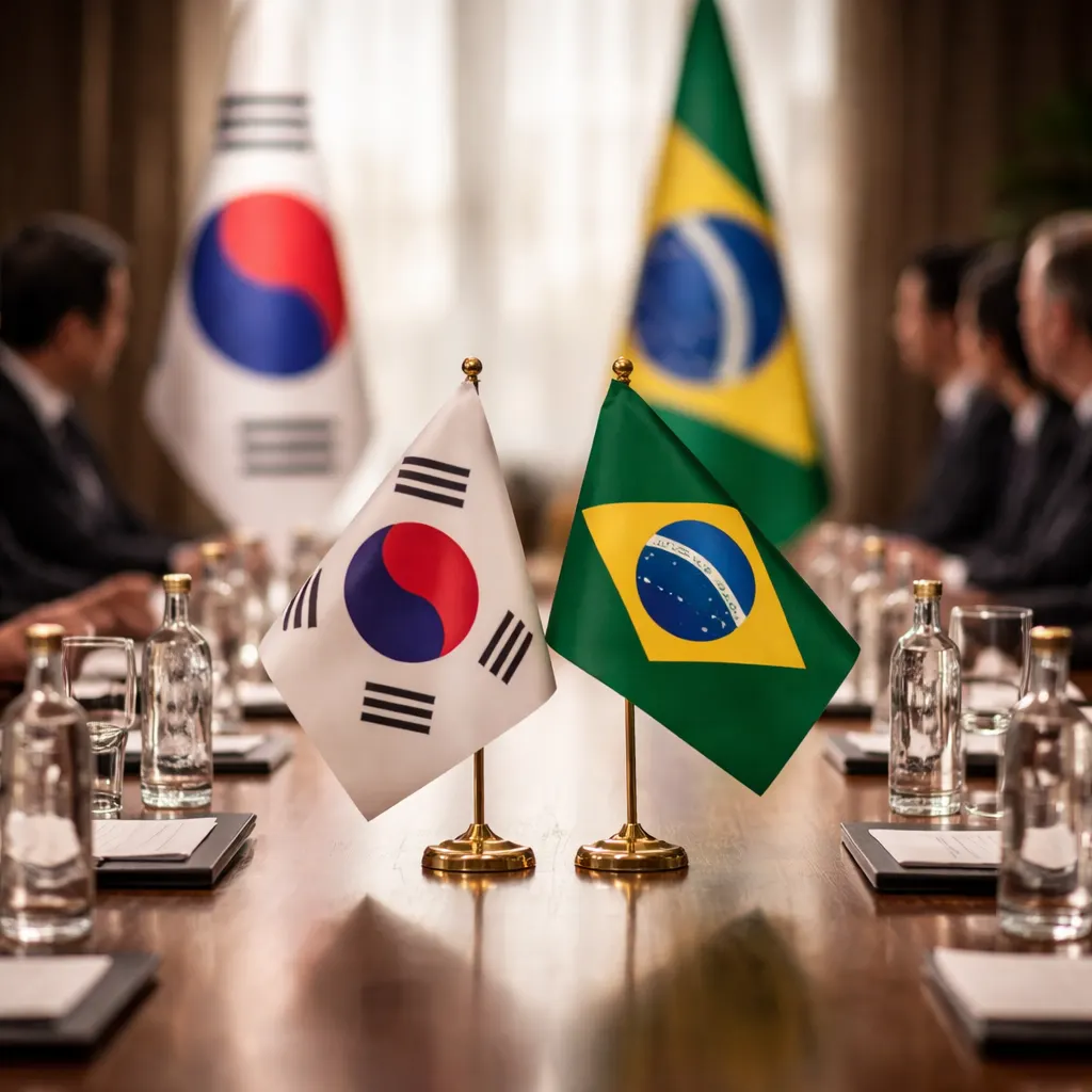 South Korea, Brazil Revive Trade Talks as Mineral Access Reshapes Negotiations