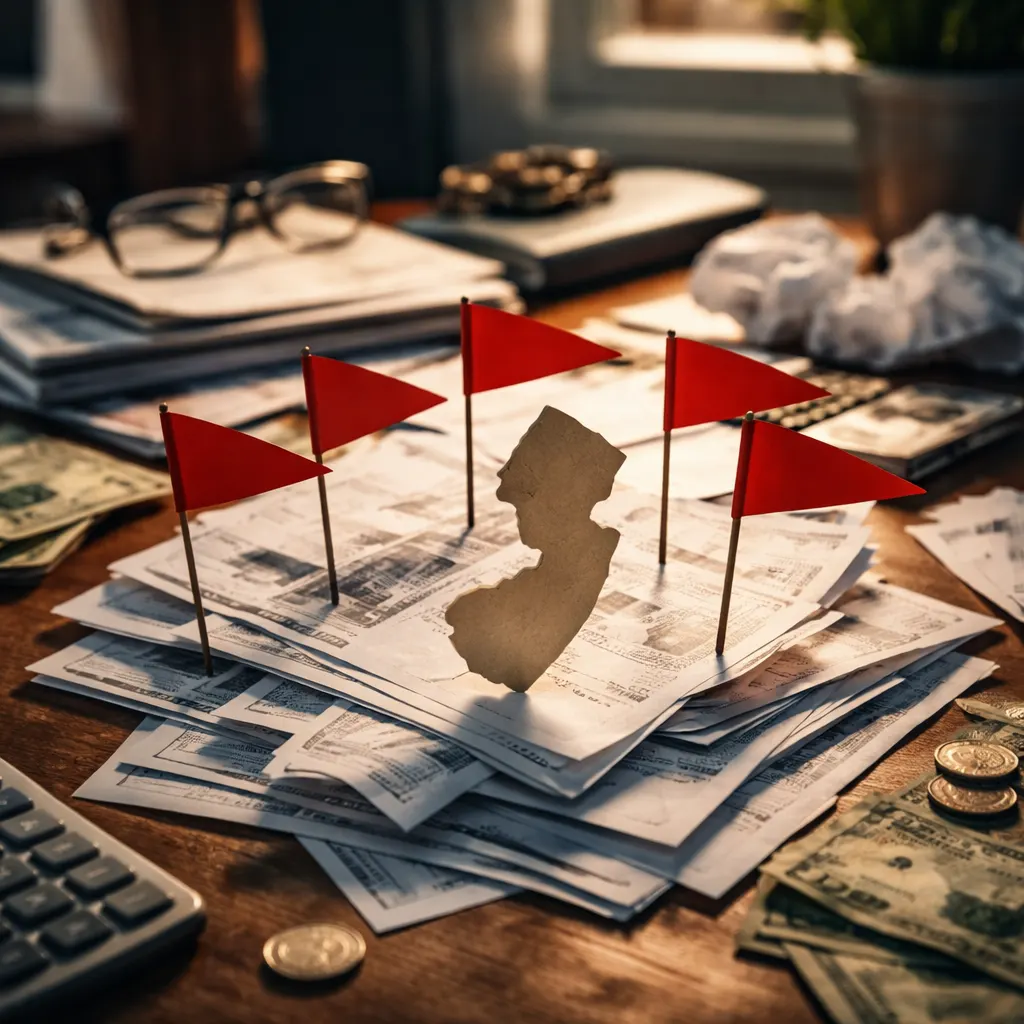 New Jersey Tops List of Financially Distressed States With Six Red Flags