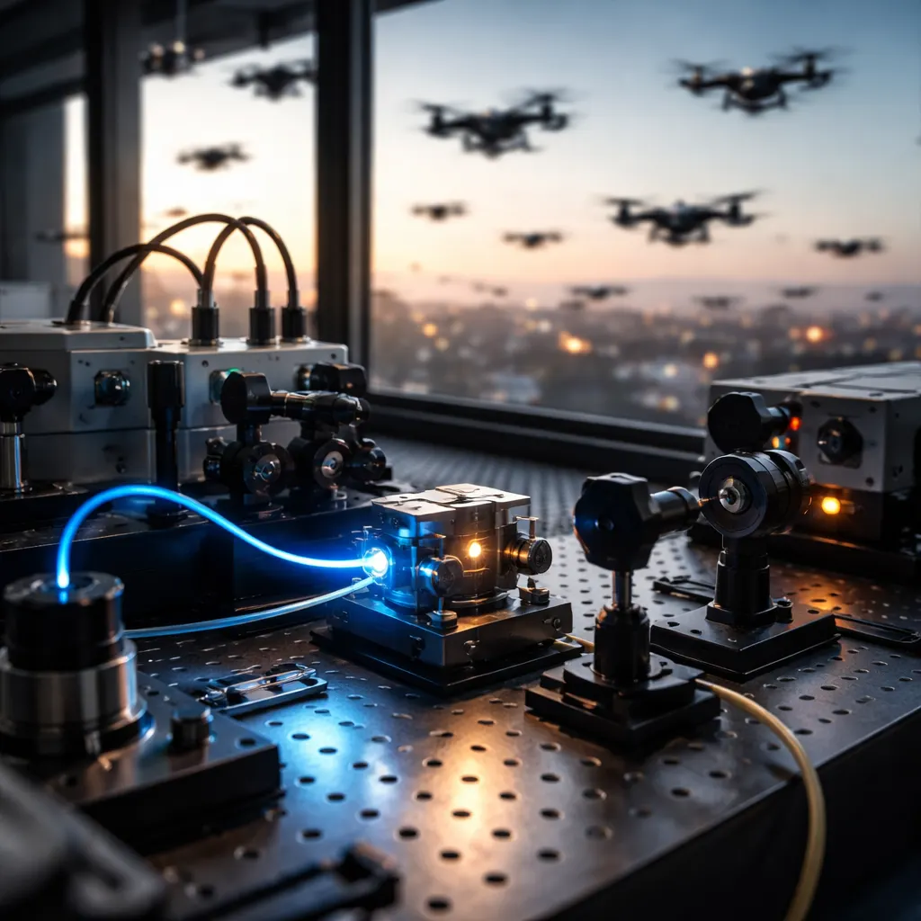 Quantum Sensors and Optical Links May Power Next Generation of Drone Swarms