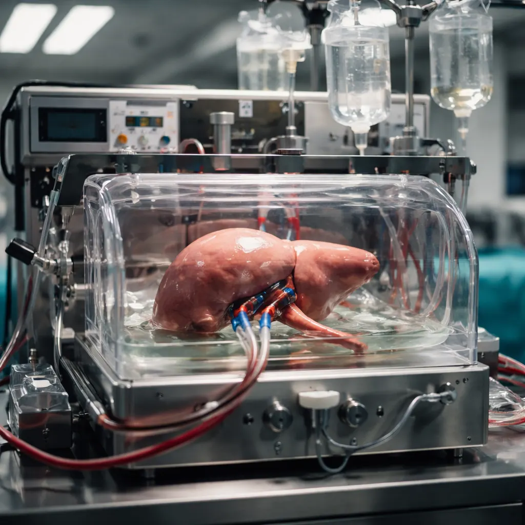 Donated Livers Grew Biologically Younger on Perfusion Machines, Study Finds