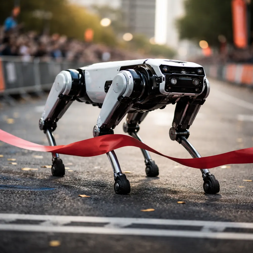 Robot Dog Finishes Marathon on One Battery, Three Times Farther Than Rivals