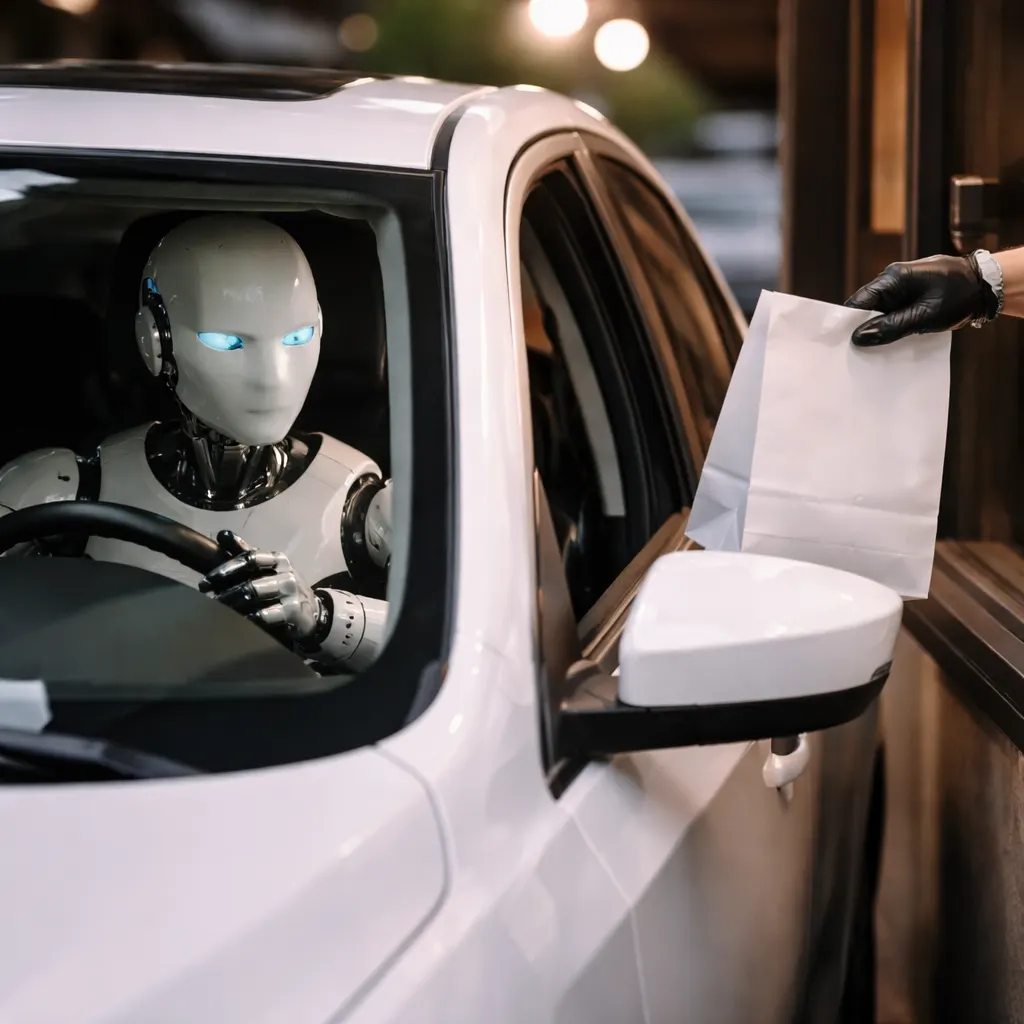AI Text Model Drives Real Car Through Drive-Thru With No Prior Training