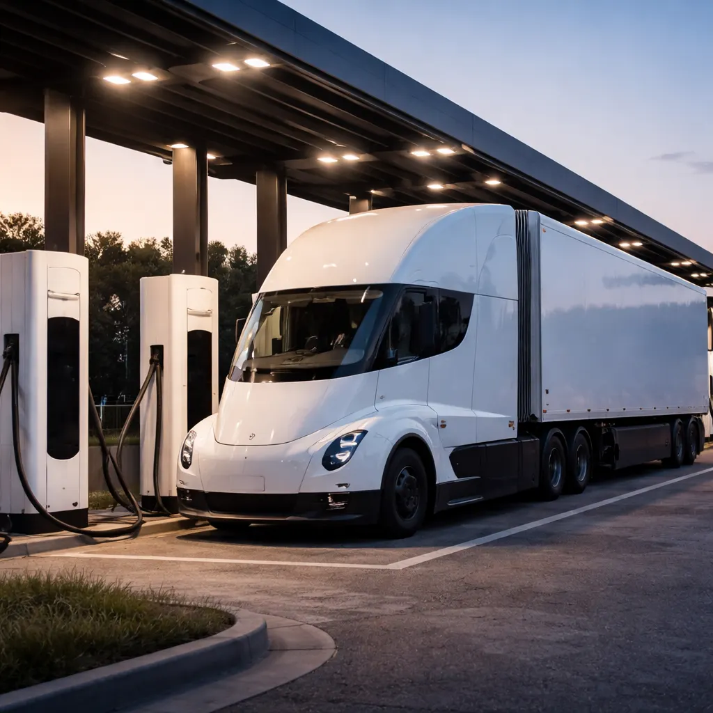 Tesla Opens Truck Charging Sites in Georgia, Promises 700 by 2027