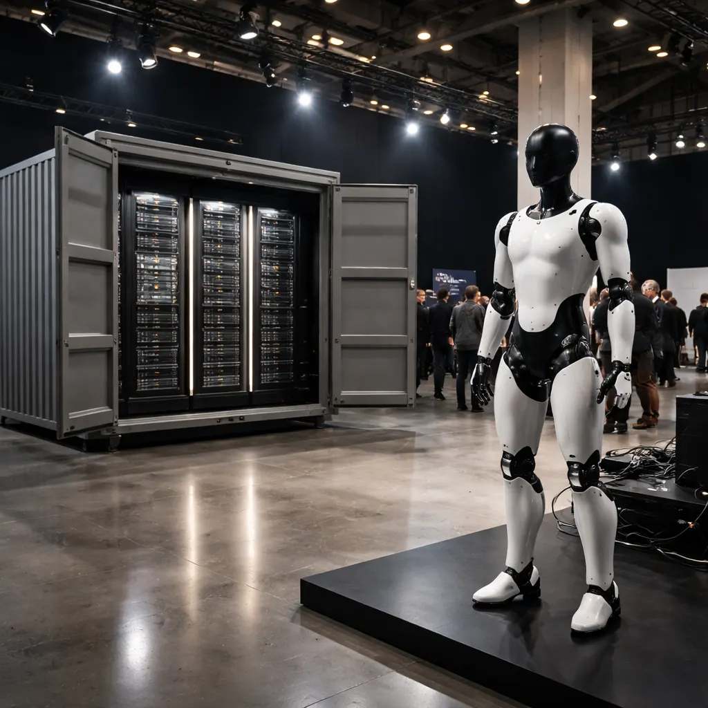 Nvidia Unveils Containerized AI Pods, Humanoid Robot Platform in Berlin