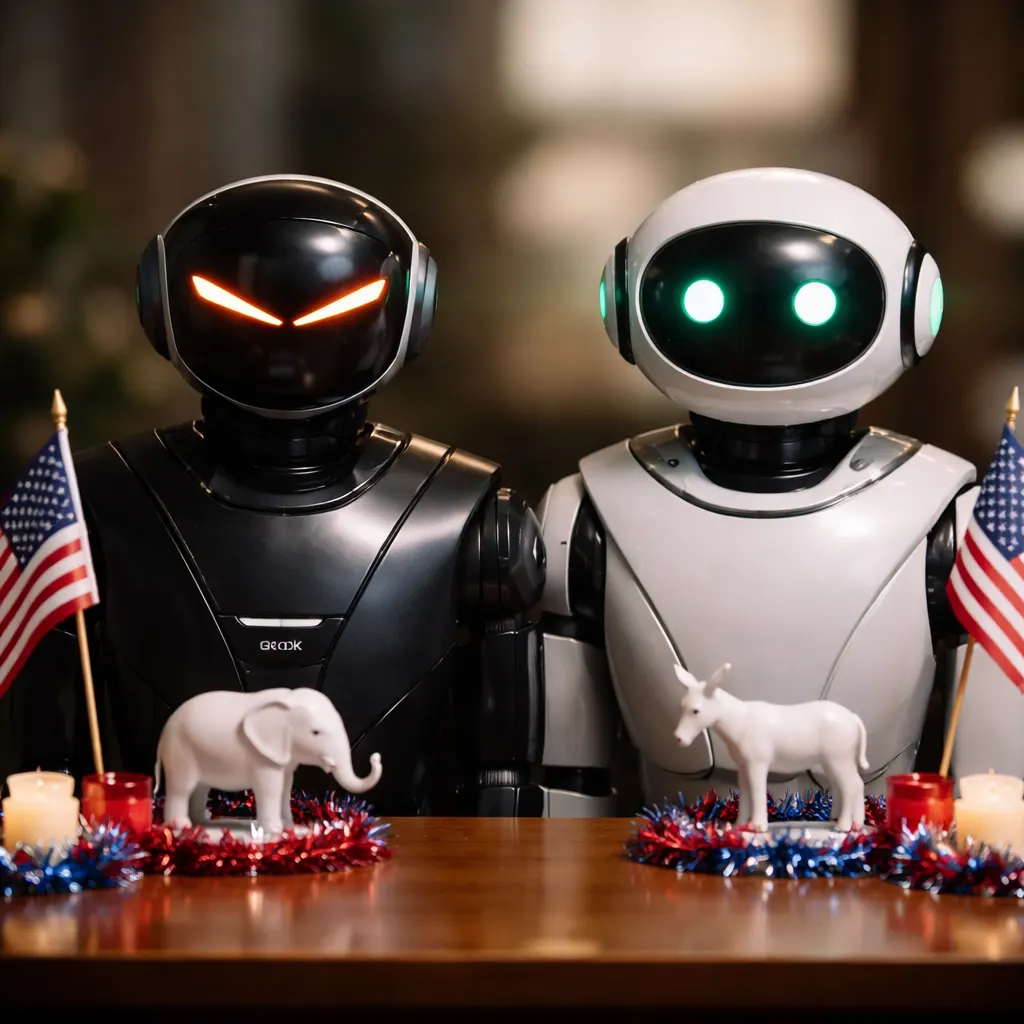 AI Chatbots Pick Parties: Grok Favors Republicans 92% of Time, ChatGPT Backs Democrats 97%