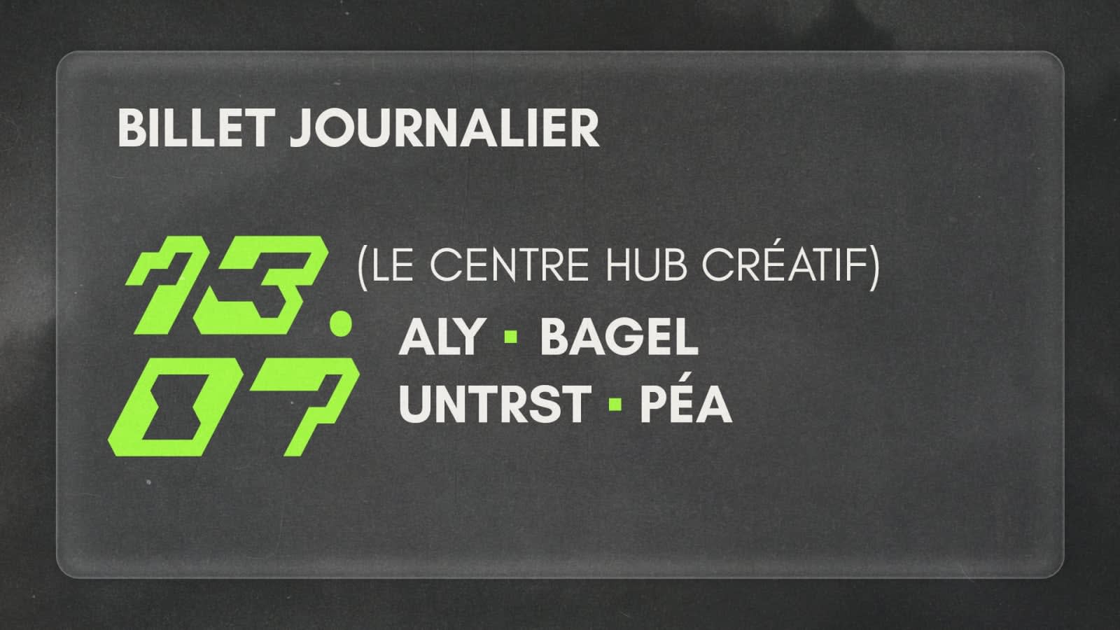 13 juillet (centre hub)