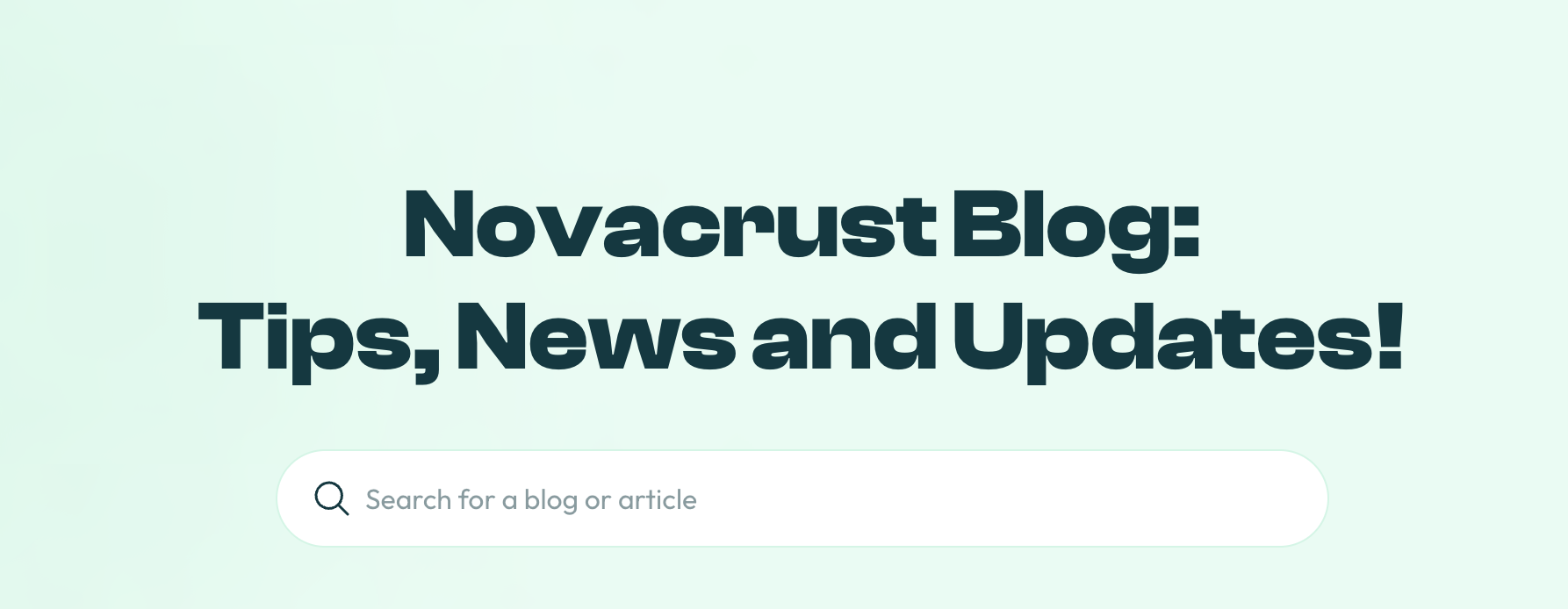 Blog - Tips, News & Updates | Novacrust