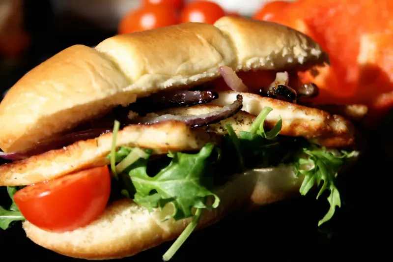 Halloumi Wrap