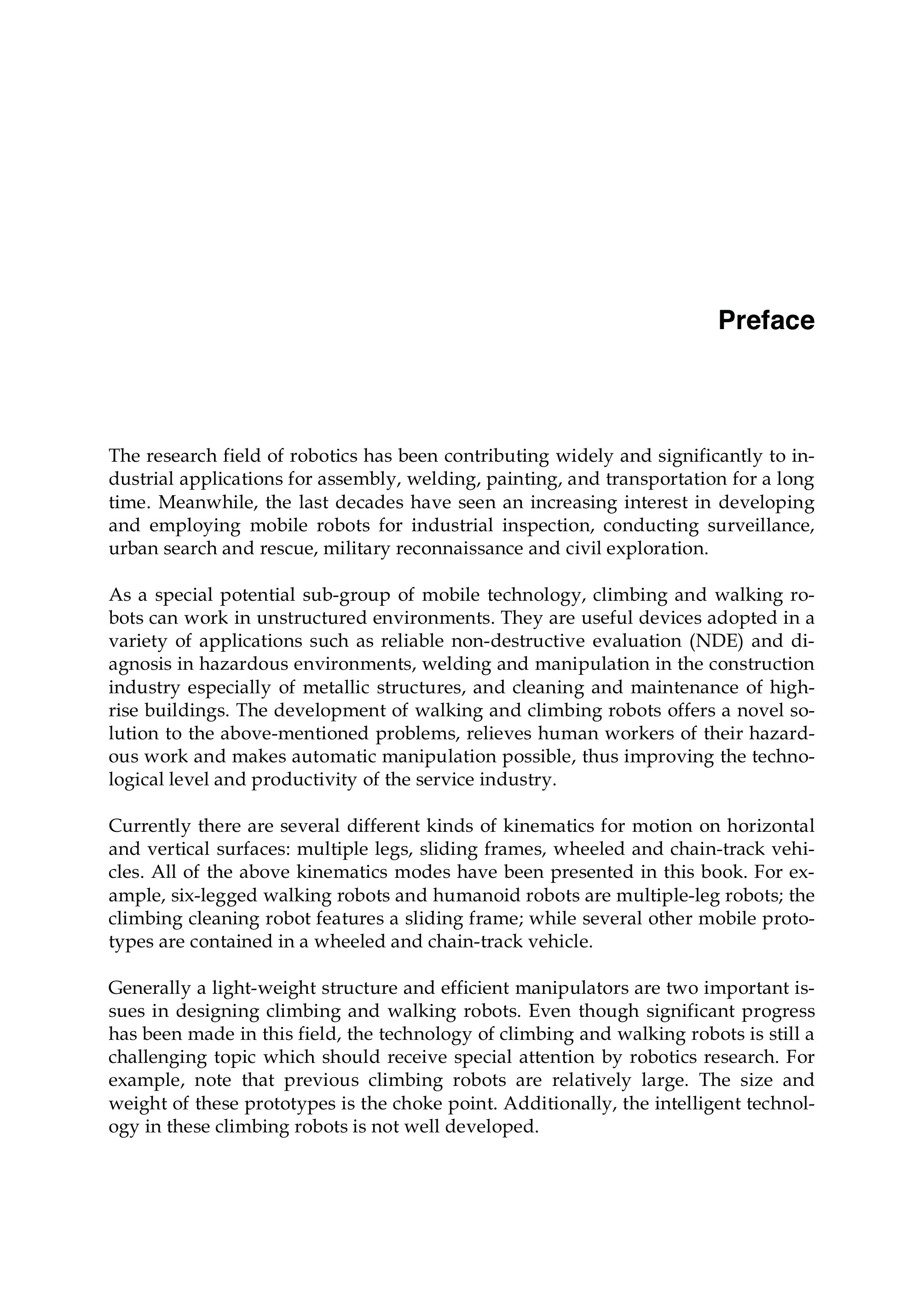 InTech-Climbing and walking robots towards new applications Part 1 doc