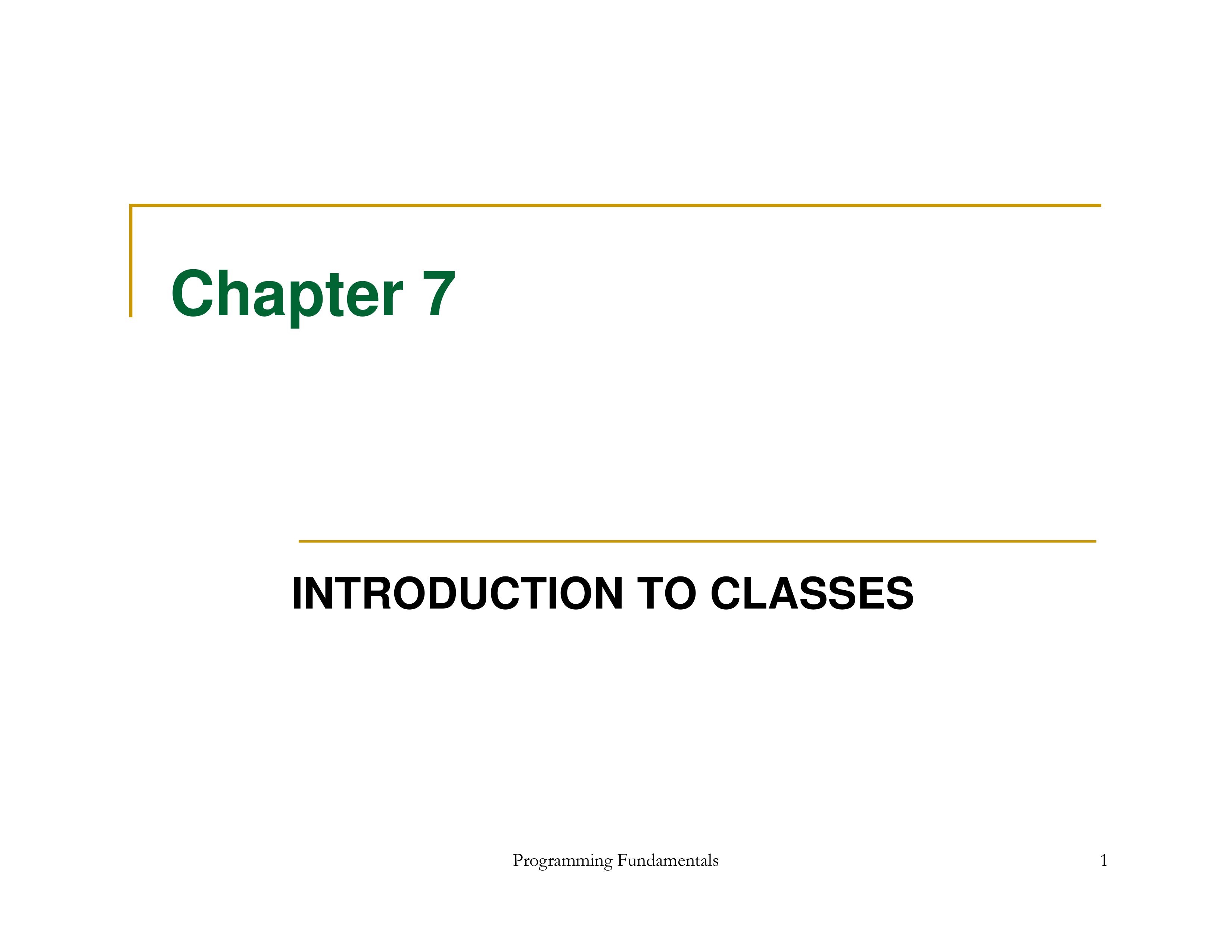 chap7 introduction to classes c++