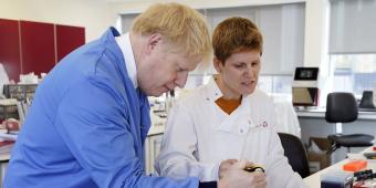 Boris Johnson announces record £210m funding to find global coronavirus vaccine