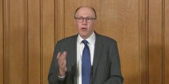 NHS boss hails coronavirus 'green shoots' as UK registers record number of daily deaths