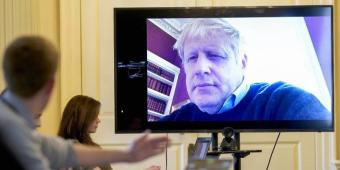 Boris Johnson insists he is ‘in good spirits’ despite hospitalisation for coronavirus