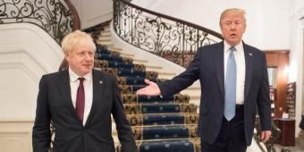 Donald Trump praises ‘fantastic’ Boris Johnson as world leaders send best wishes to PM in intensive care