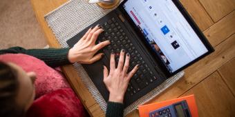 56% of managers report a fall in staff wellbeing as a result of move to home working