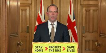 Deputy PM Dominic Raab admits he has not spoken to hospitalised Boris Johnson since Saturday