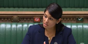 Priti Patel rejects calls to ditch migrant welfare curbs during coronavirus after Boris Johnson review hint