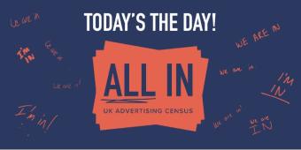 UK advertising industry  goes ‘all in’ today for census