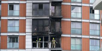 Fire at New Providence Wharf: an eyewitness account