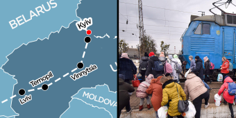 A Teenage Ukranian Refugee Fighting To Reach Safety Texts His Story