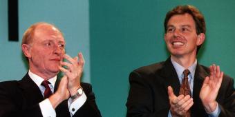 Conference Voyages: former Labour leaders Tony Blair and Neil Kinnock