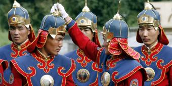 The Mongolian and British armies have found a common purpose by working together