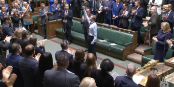 MPs Give 'Bionic MP' Craig Mackinlay Standing Ovation As He Returns To Parliament