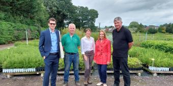 More certainty is needed for horticultural businesses to plan for tree and hedging production, MP told