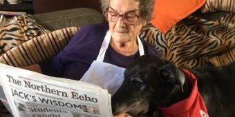 The dogs beating loneliness one woof at a time