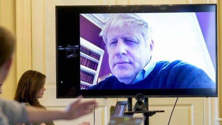 Boris Johnson insists he is ‘in good spirits’ despite hospitalisation for coronavirus