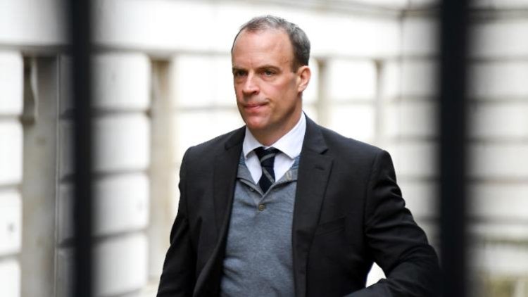 PM and Dominic Raab warn against ‘damaging protectionism’ amid Donald Trump's face mask row