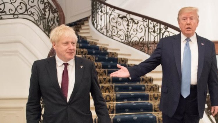 Donald Trump praises ‘fantastic’ Boris Johnson as world leaders send best wishes to PM in intensive care