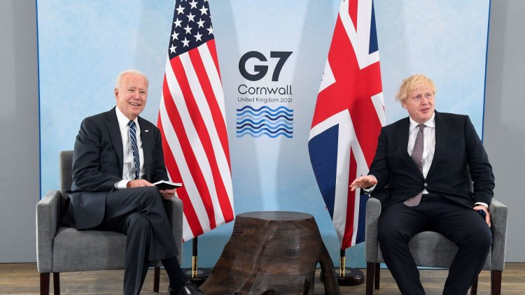 Britain is hosting the G7, but it is certainly not leading it