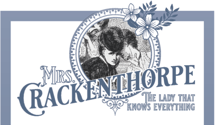 Mrs Crackenthorpe's Diary - 13 May
