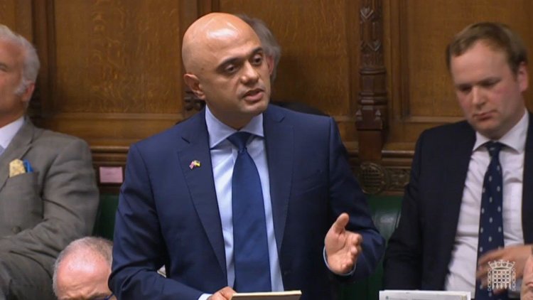 Sajid Javid Tells MPs “The Problem Starts At The Top” As He Savages Boris Johnson