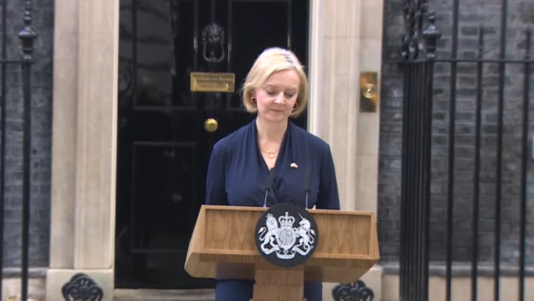 Liz Truss Announces Her Resignation