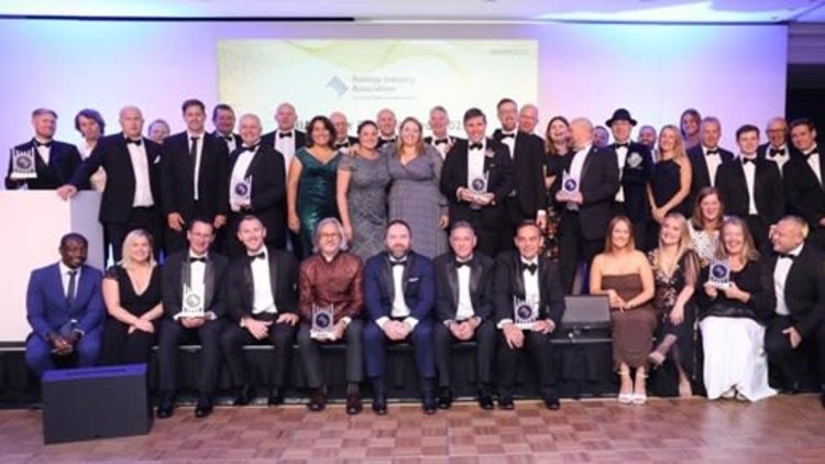 Rail supplier excellence showcased at RIA RISE Awards; Andy Lord, TfL Commissioner, recognised too