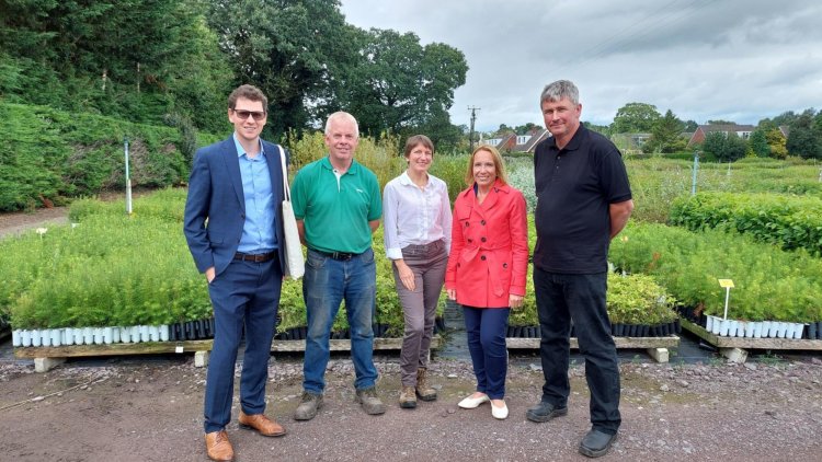 More certainty is needed for horticultural businesses to plan for tree and hedging production, MP told