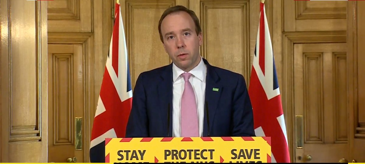 Matt Hancock Announces Badge For Care Home Workers Amid Criticism Of Government S Treatment Of Sector