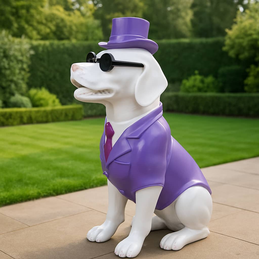 Hond zit smoking 60cm