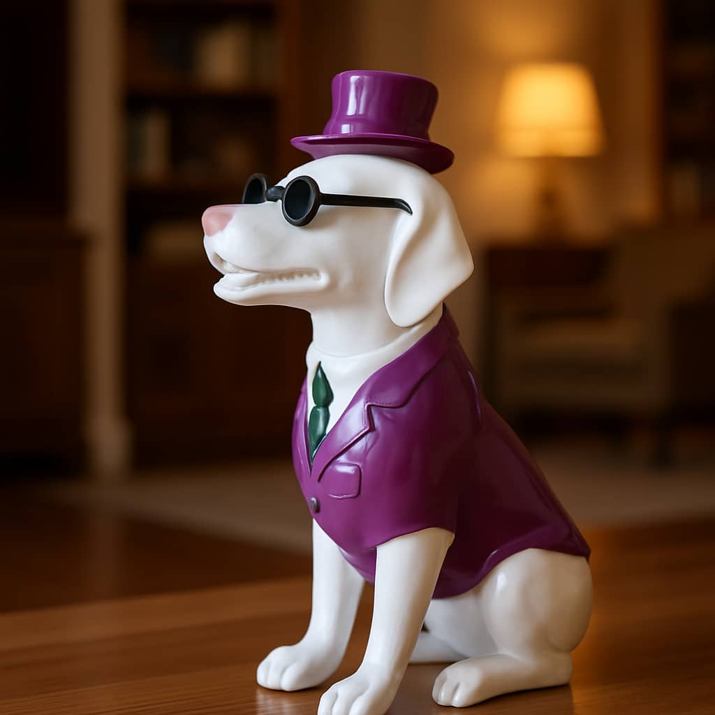 Hond zit smoking 60cm