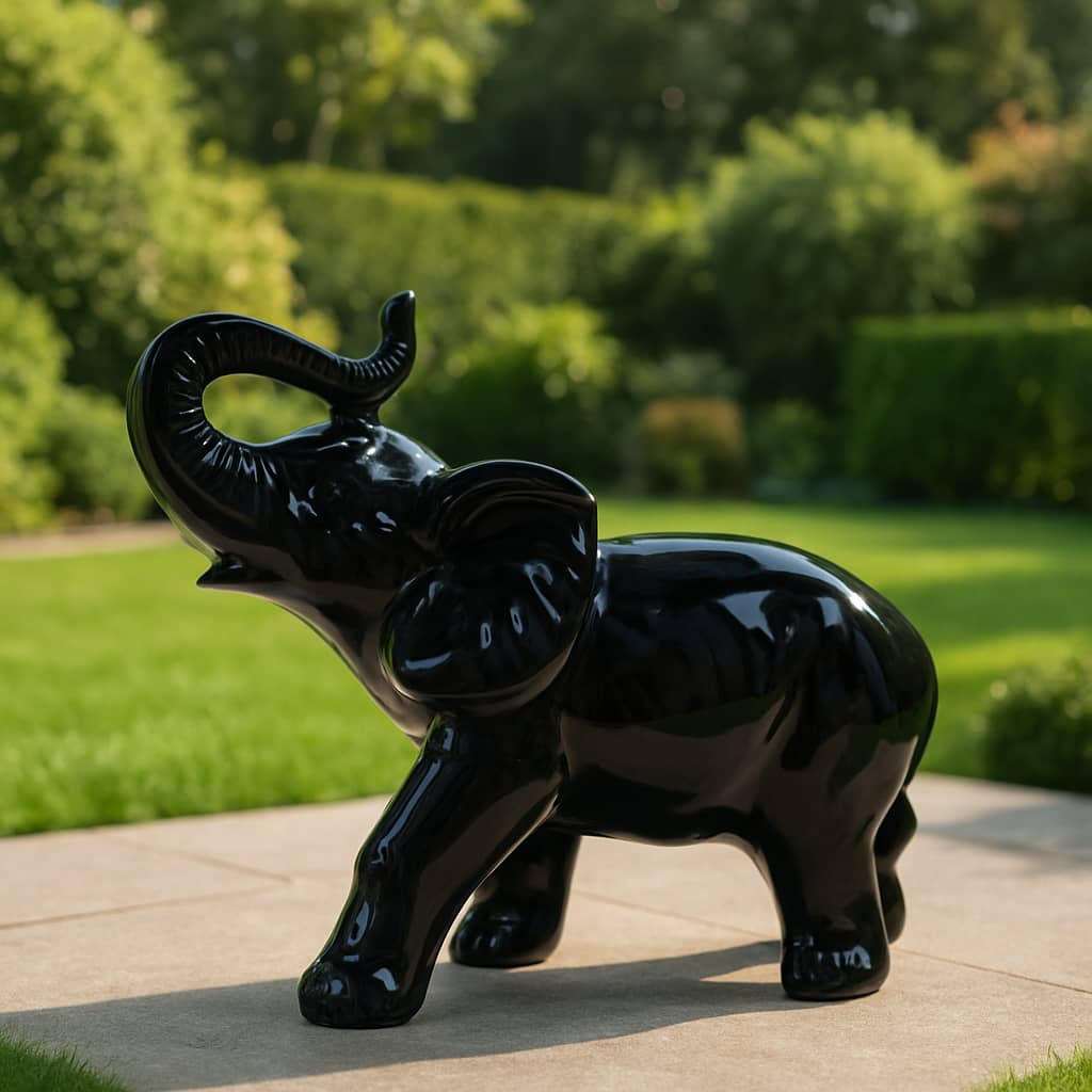 Olifant staand links
