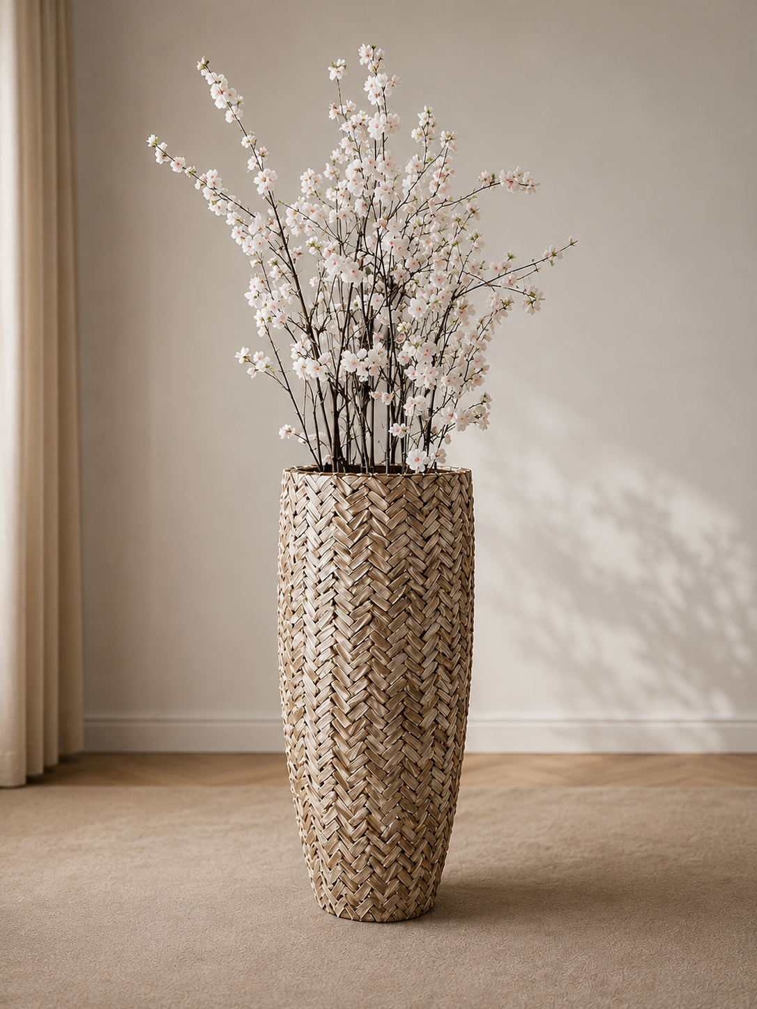 Vaas + Bloemen Visgraat 180cm