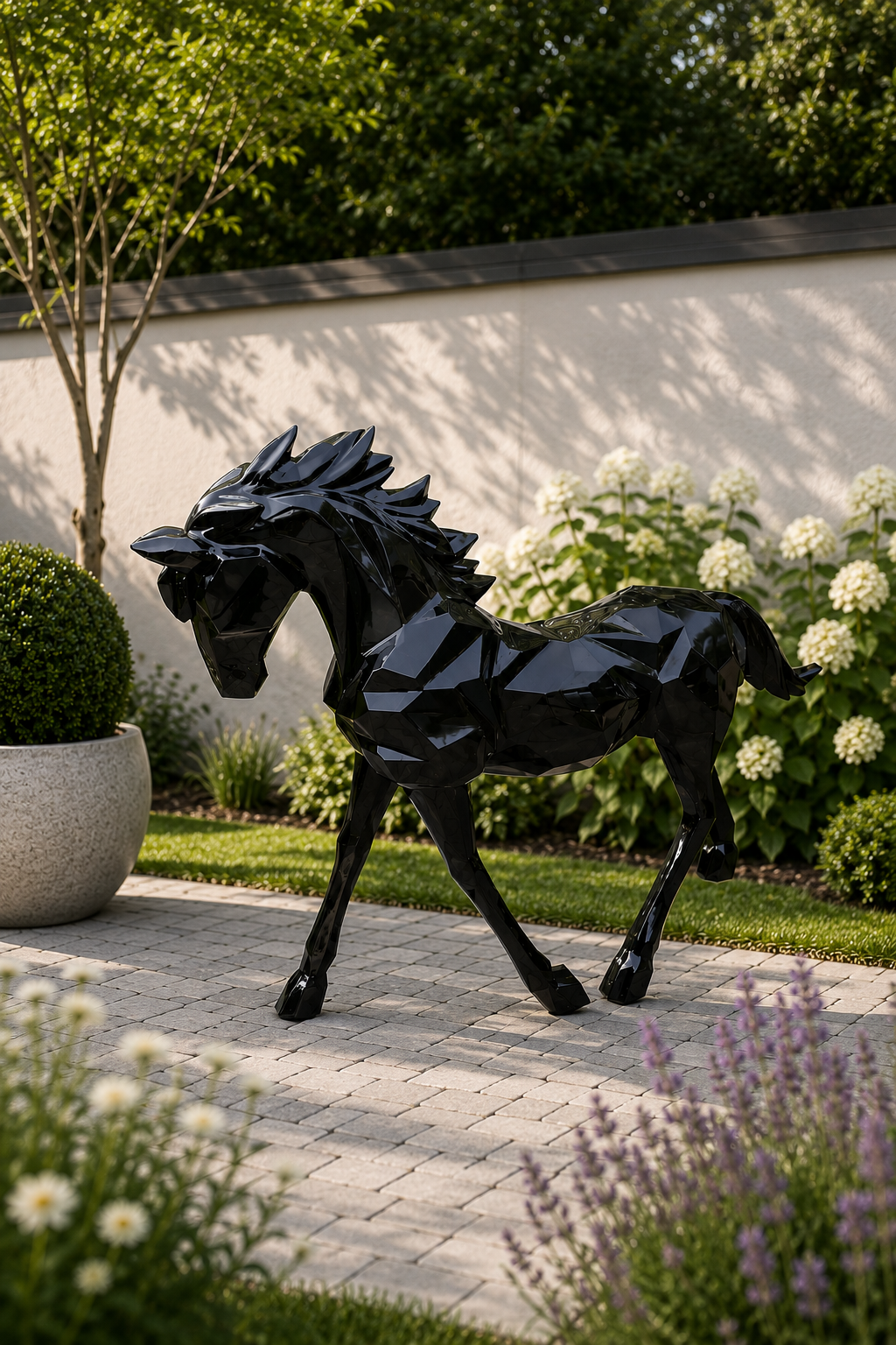 Paard lopend oregami